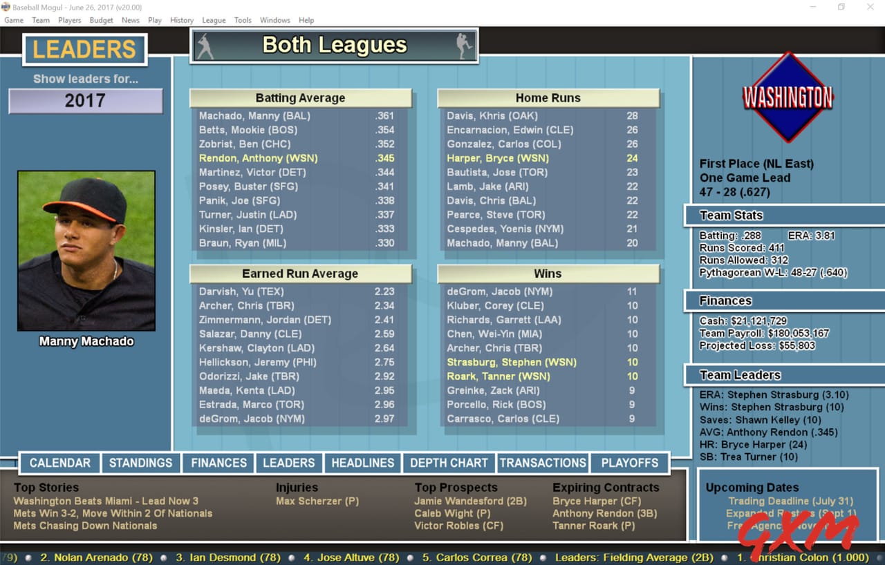 Screenshot 8 of Baseball Mogul 2017