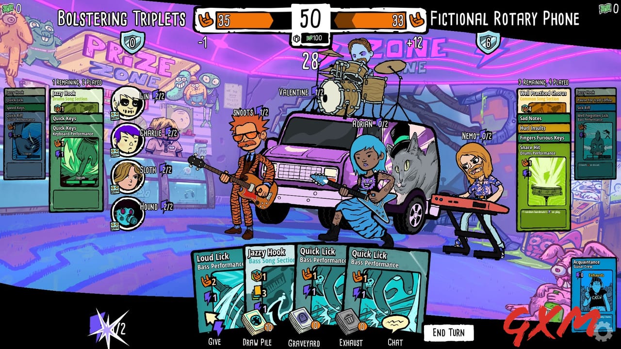 Battle Bands: Rock & Roll Deckbuilder Screenshot 1