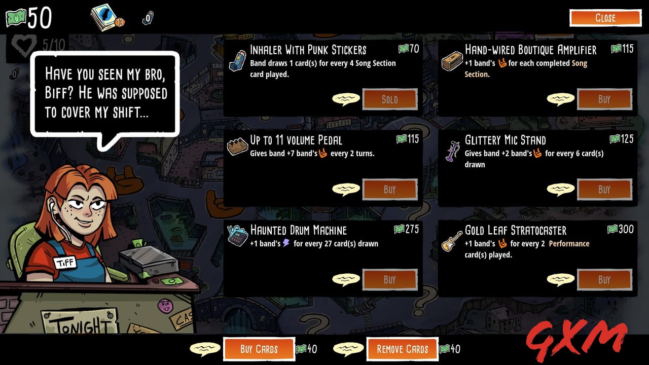 Screenshot 6 of Battle Bands: Rock & Roll Deckbuilder