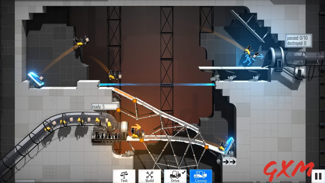 Bridge Constructor Portal Screenshot 1