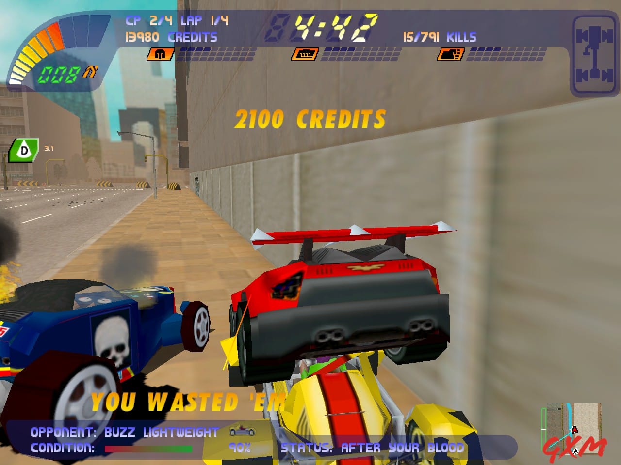Screenshot 3 of Carmageddon 2: Carpocalypse Now