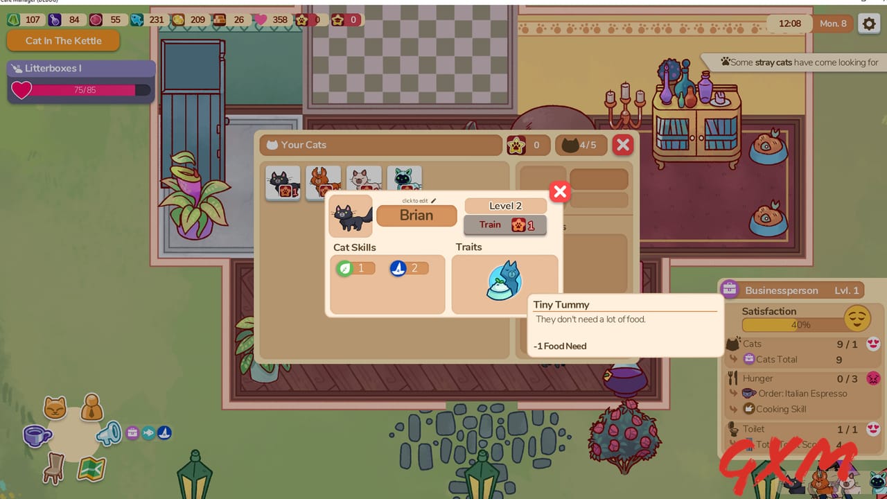 Screenshot 8 of Cat Cafe Manager