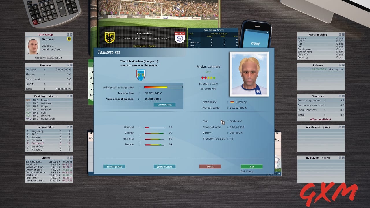 Screenshot 7 of Club Manager 2016