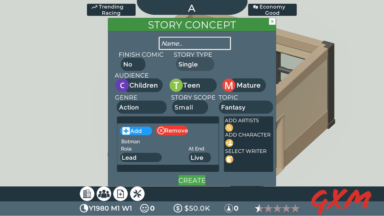 Screenshot 4 of Comic Book Tycoon