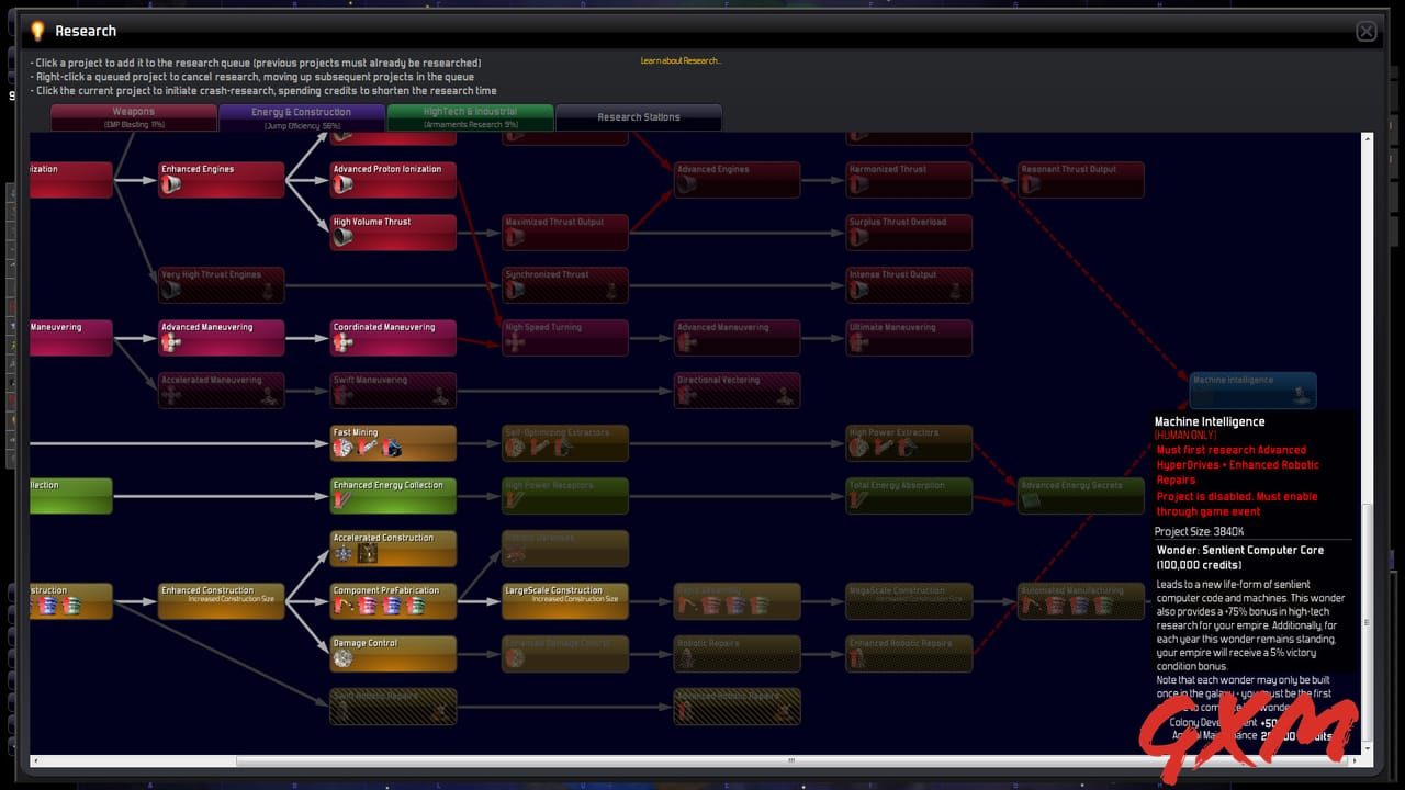 Screenshot 4 of Distant Worlds: Universe