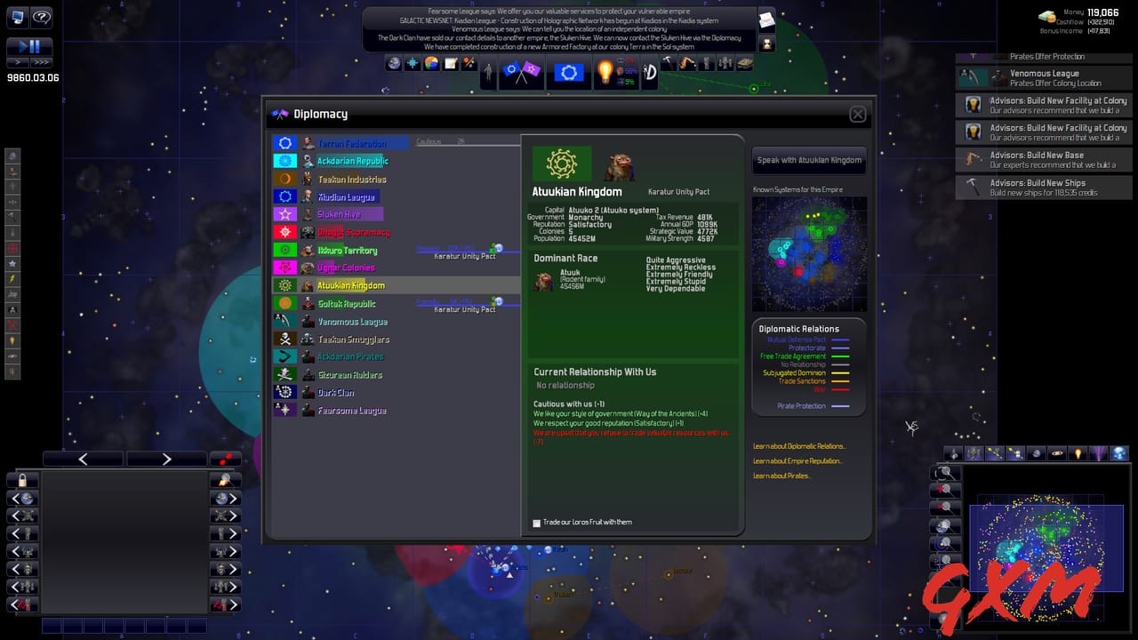 Screenshot 5 of Distant Worlds: Universe