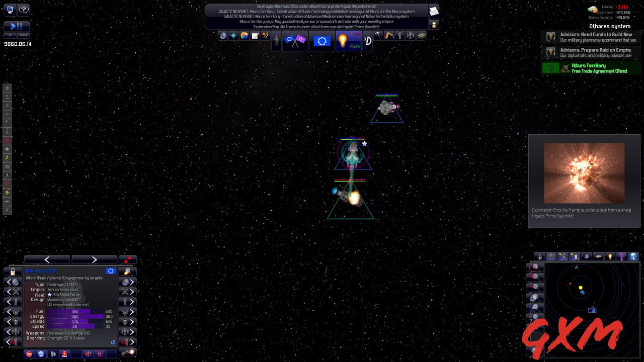 Screenshot 6 of Distant Worlds: Universe