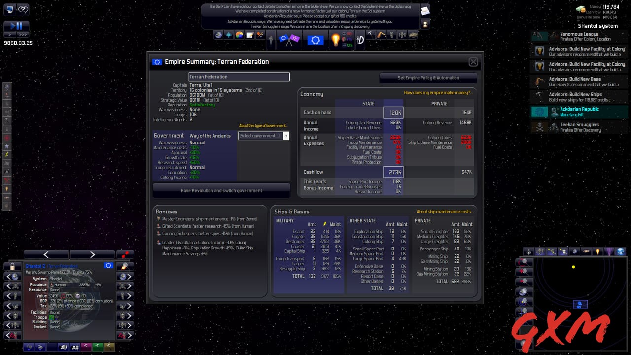 Screenshot 7 of Distant Worlds: Universe