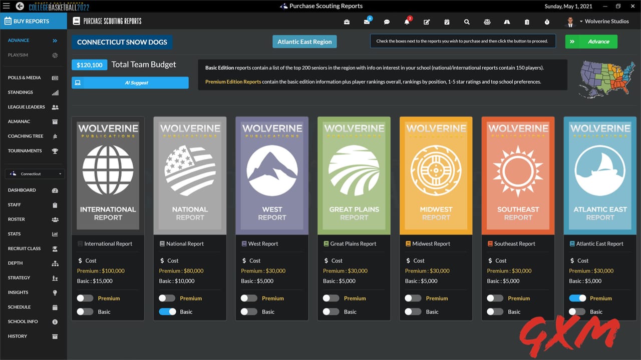 Screenshot 2 of Draft Day Sports: College Basketball 2022