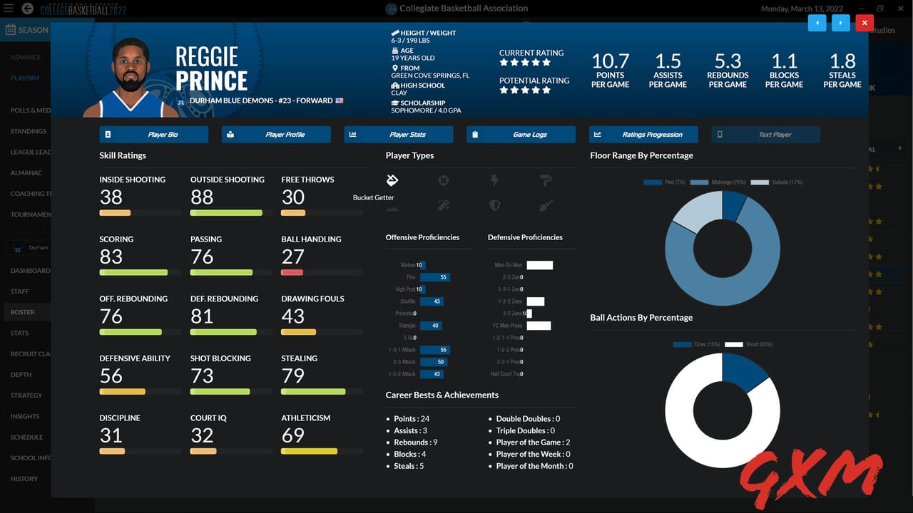 Screenshot 5 of Draft Day Sports: College Basketball 2022