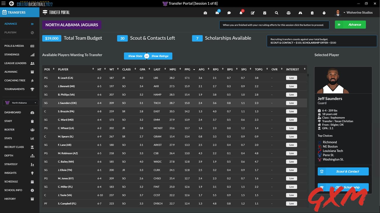 Screenshot 6 of Draft Day Sports: College Basketball 2022