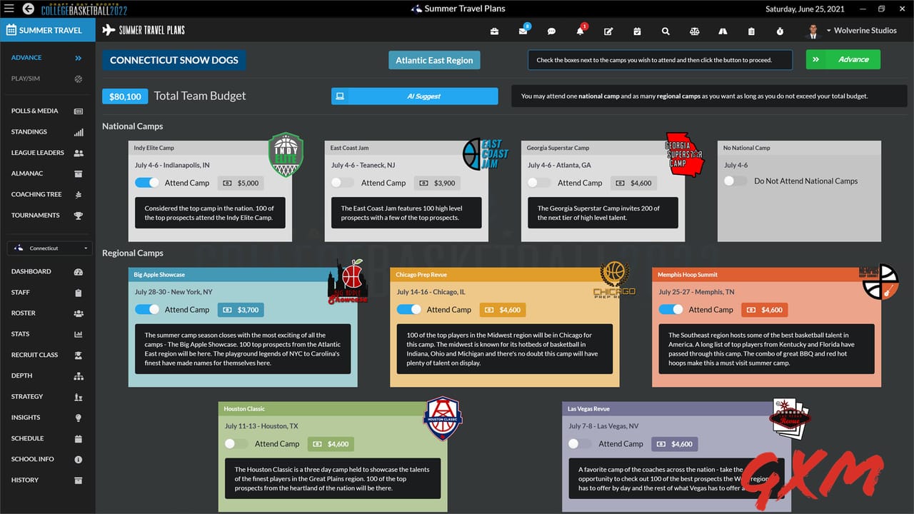 Screenshot 8 of Draft Day Sports: College Basketball 2022