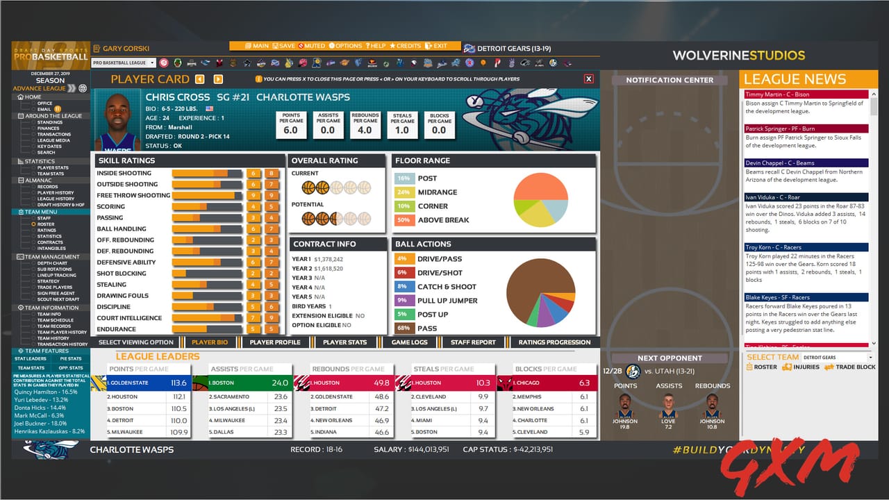 Screenshot 7 of Draft Day Sports: Pro Basketball 2019