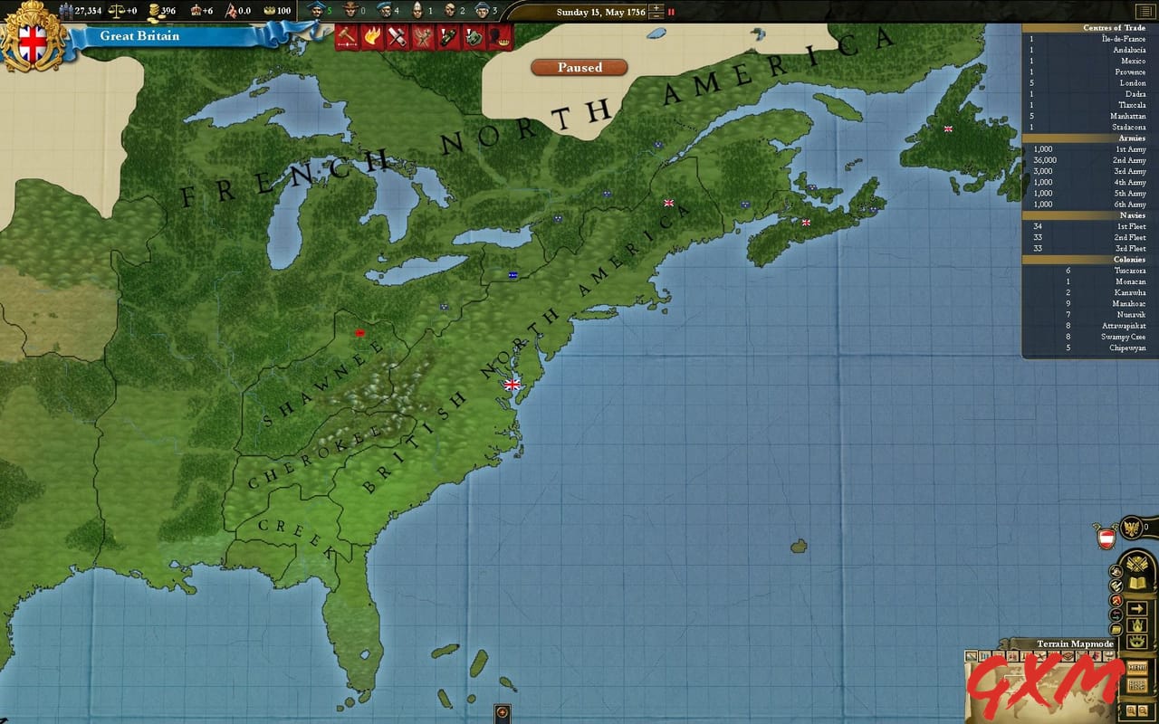 Screenshot 2 of Europa Universalis III: Divine Wind