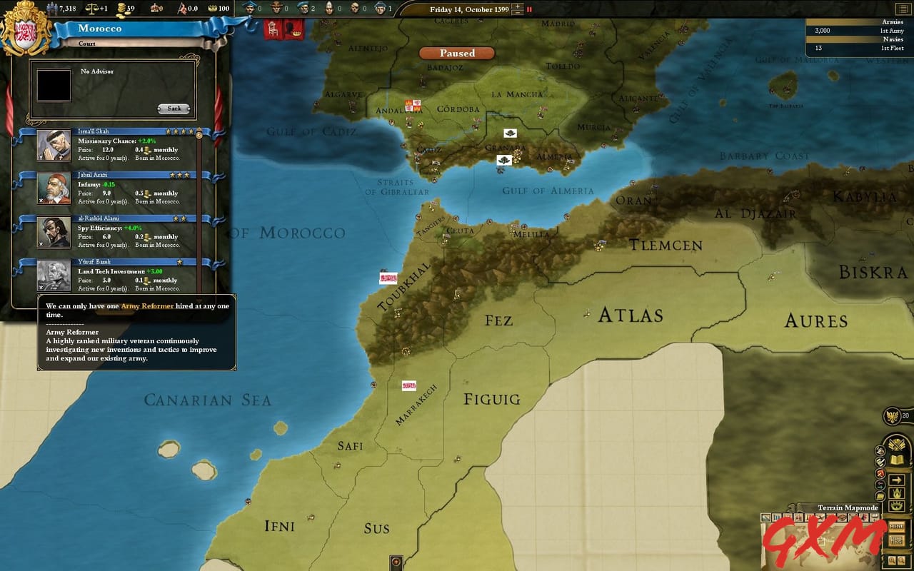 Screenshot 6 of Europa Universalis III: Divine Wind