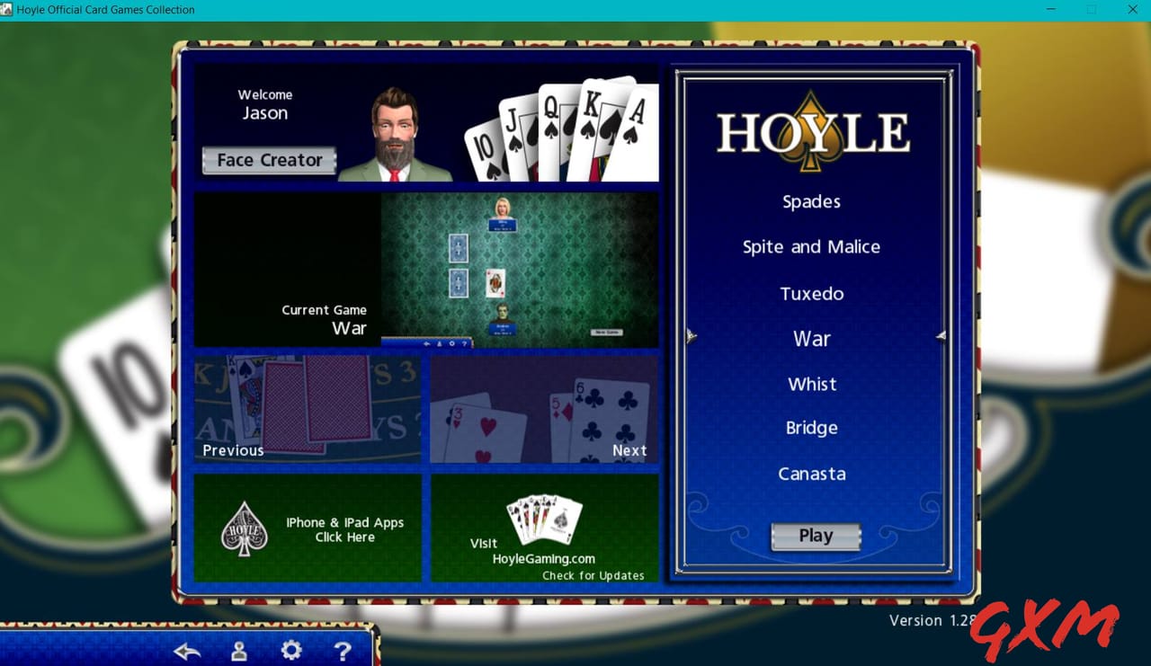 Hoyle Official Card Games Screenshot 1