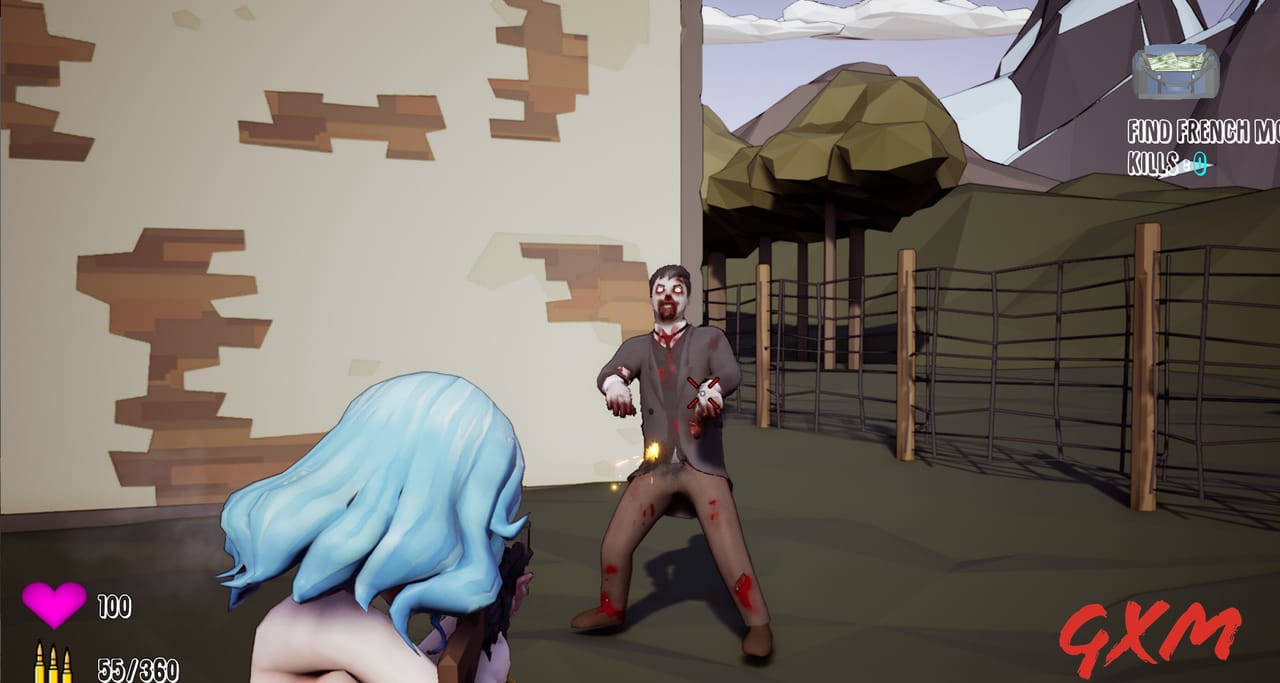 Screenshot 4 of Inglorious Waifu VS Nazi Zombies