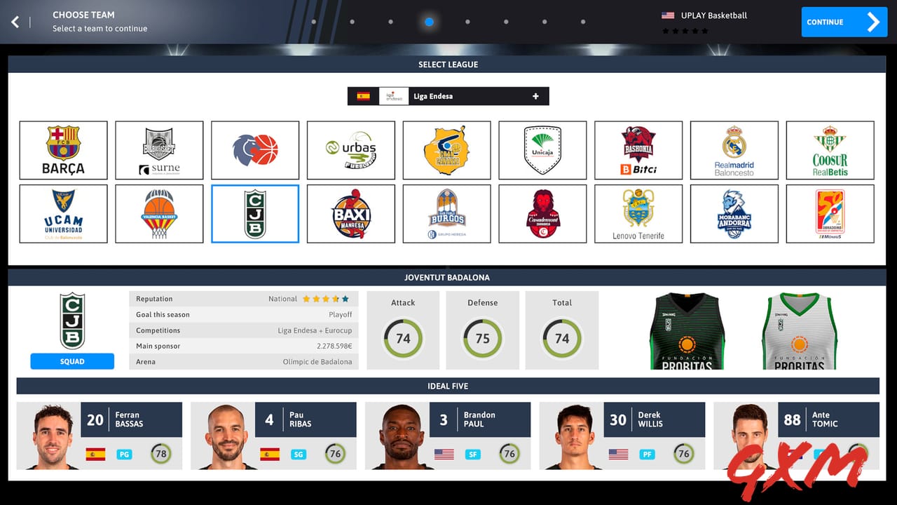 Screenshot 2 of International Basketball Manager 22