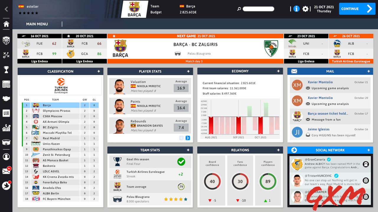 Screenshot 4 of International Basketball Manager 22