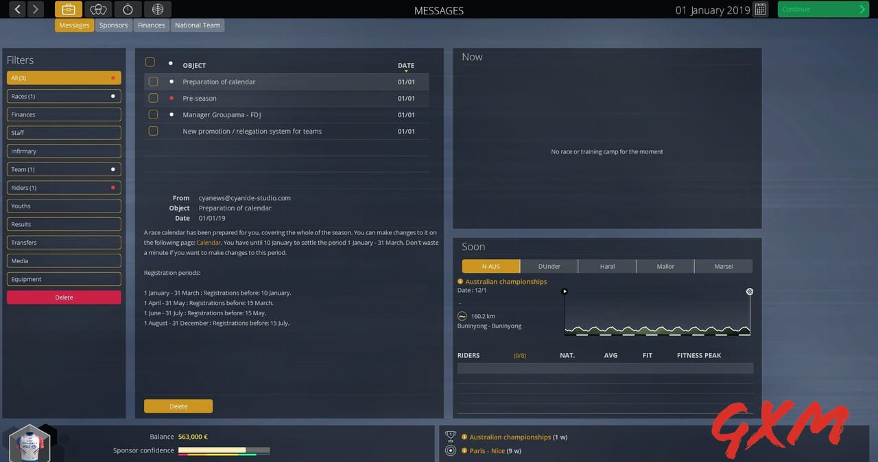 Screenshot 4 of Pro Cycling Manager 2019