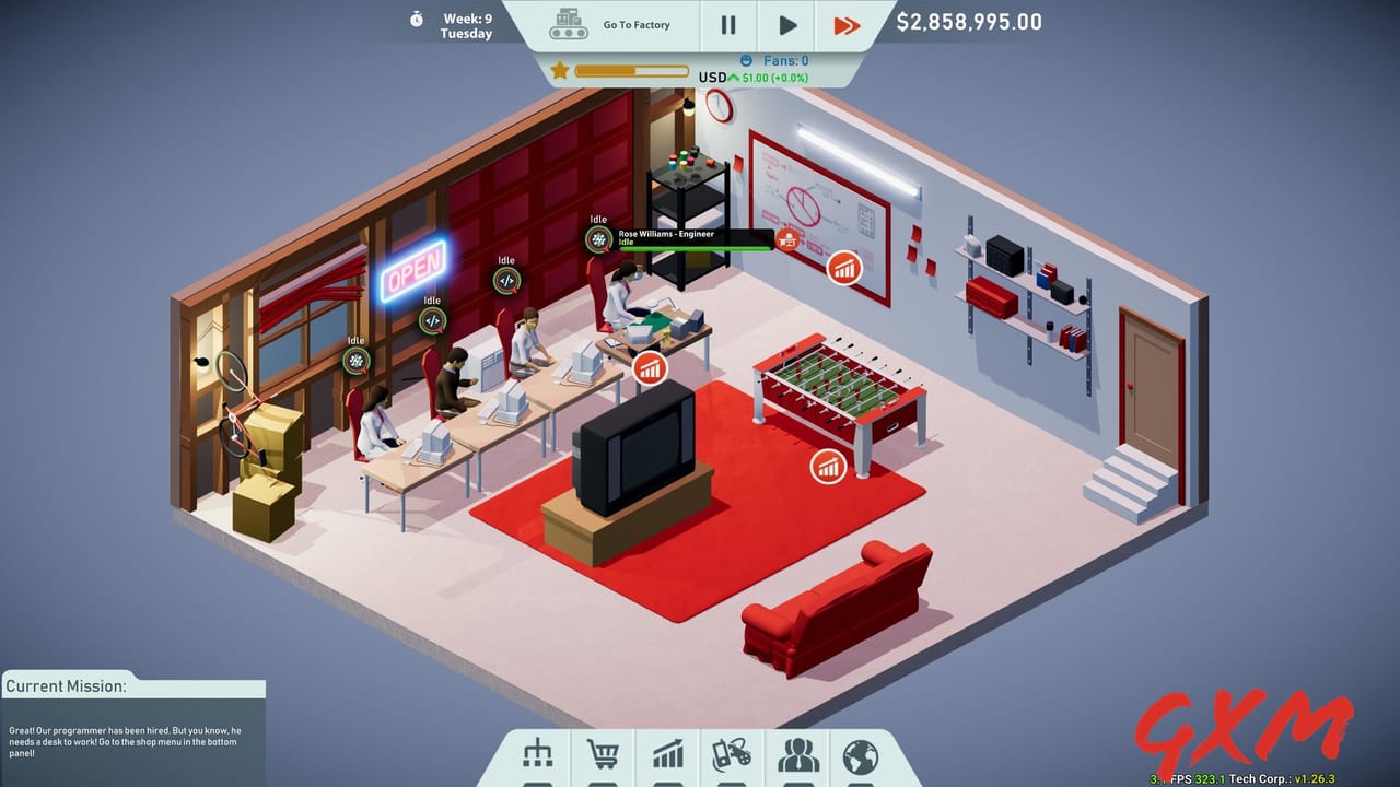Tech Corp. Screenshot 1