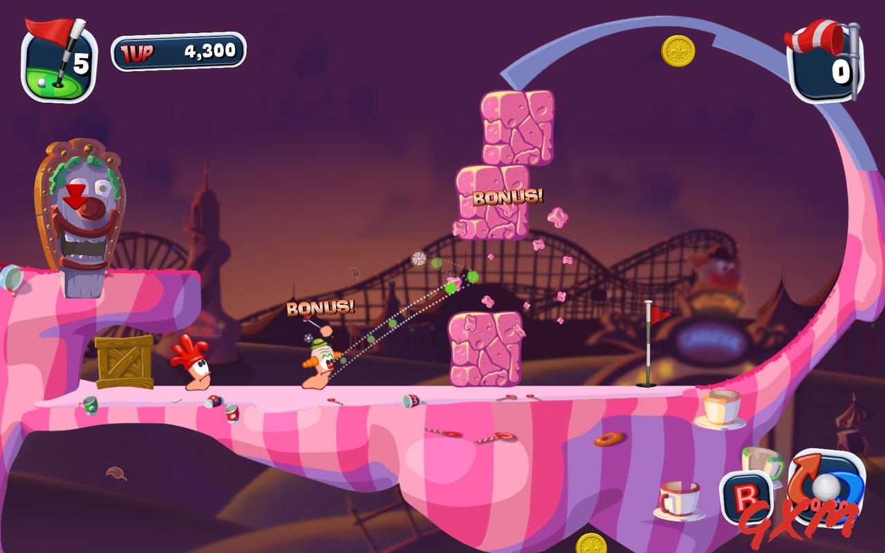 Screenshot 2 of Worms Crazy Golf