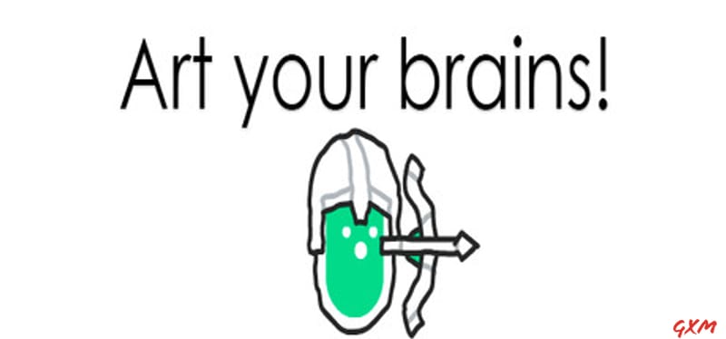 Art your brains Poster