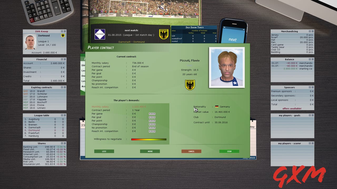 Screenshot 4 of Club Manager 2016
