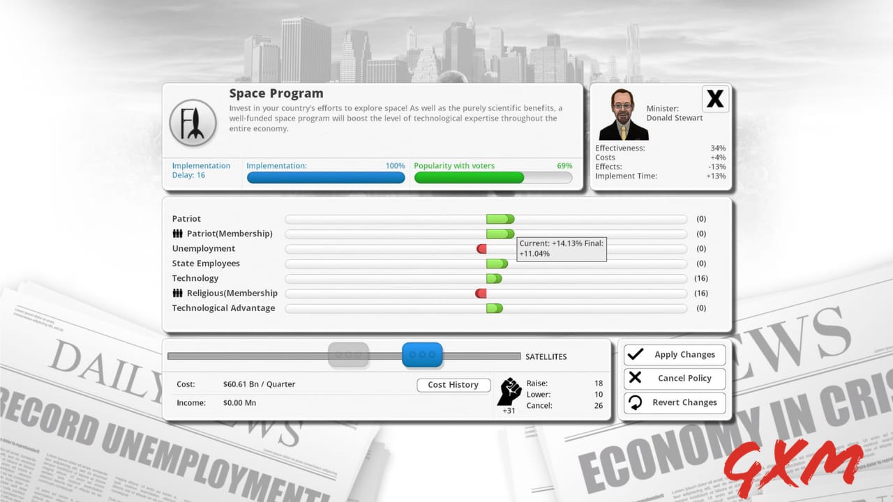 Screenshot 2 of Democracy 3