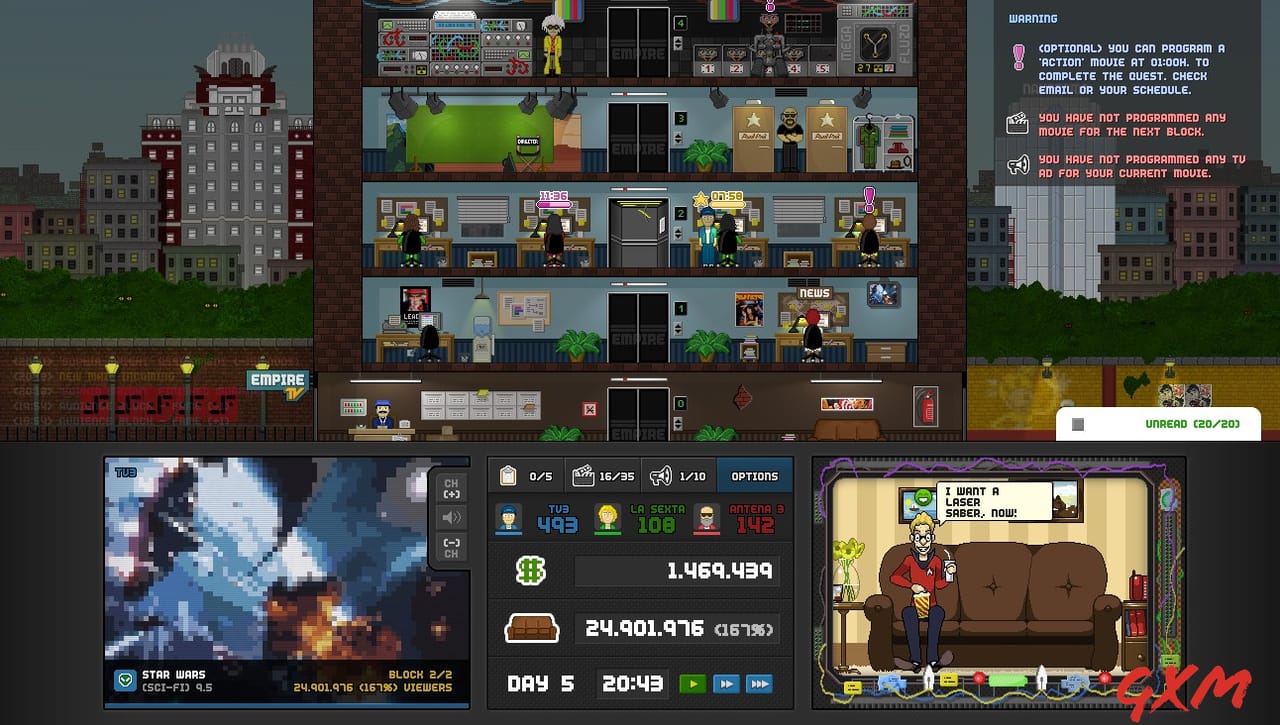Empire TV Tycoon Screenshot 1