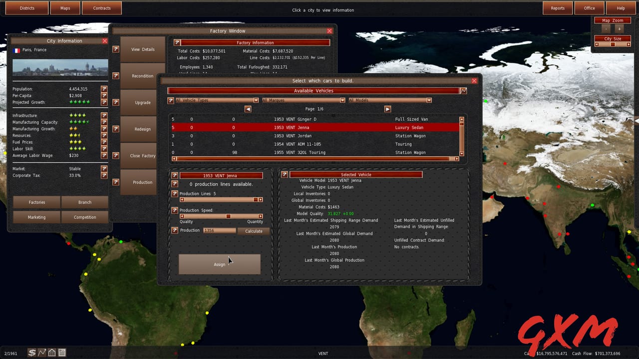 Screenshot 4 of GearCity