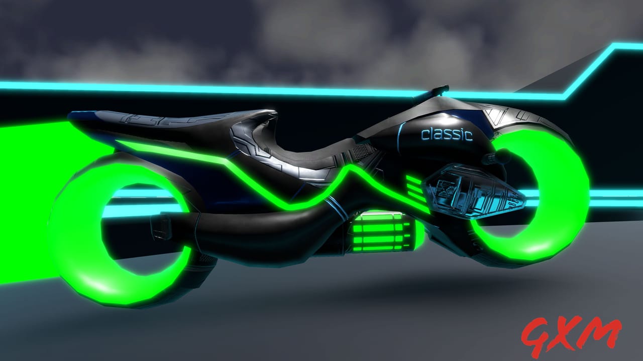 Screenshot 5 of Qbike: Cyberpunk Motorcycles