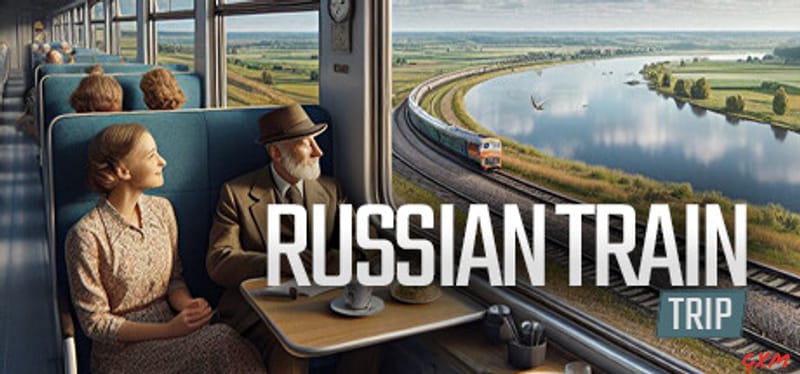 Russian Train Trip Poster
