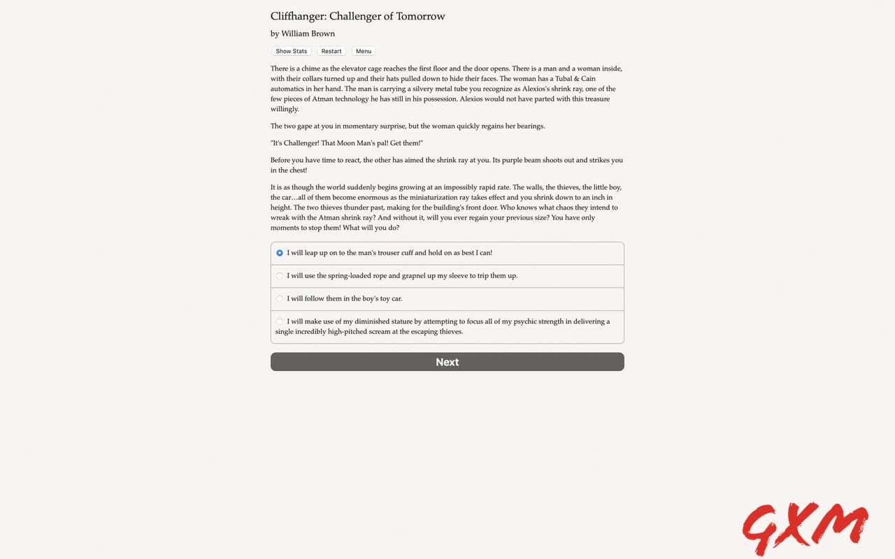 Cliffhanger: Challenger of Tomorrow Screenshot 1