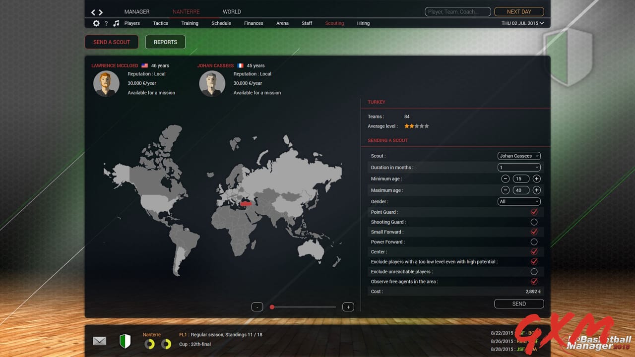 Pro Basketball Manager 2016 Screenshot 1