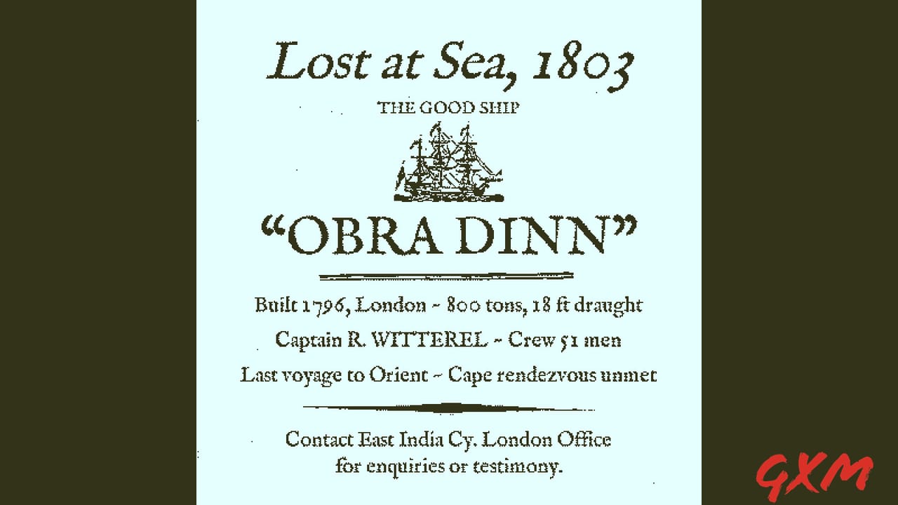 Return of the Obra Dinn Screenshot 1